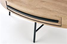 Konferenční stolek Carolina - dub zlatý / černý