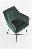 Židle K377 - tmavě zelená