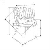Židle K516 - světle béžová