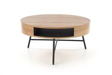 Konferenční stolek Camila - dub zlatý / černý