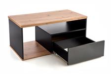 Konferenční stolek Pantera - dub wotan / černá