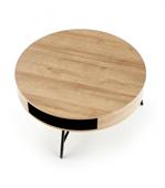 Konferenční stolek Camila - dub zlatý / černý