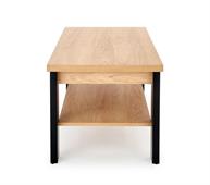 Konferenční stolek Jenna - hikora přírodní / černá