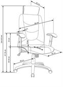 Kancelářská židle Stilo 2 - tmavě šedá