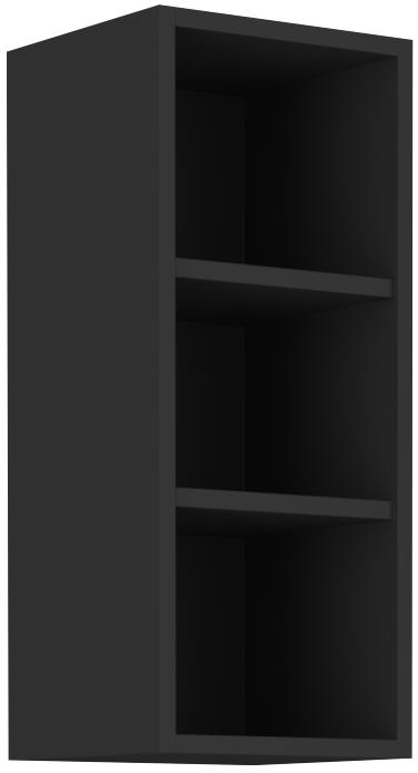 Horní otevřená skříňka 51 (30 / 72 cm) - černá