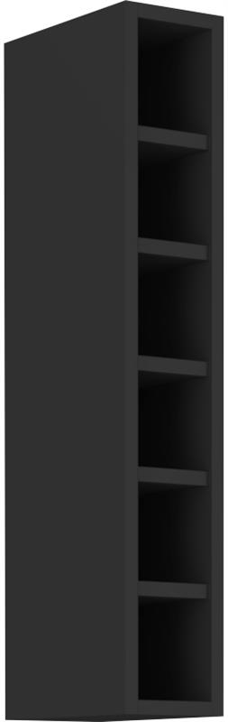 Horní otevřená skříňka 54 (15 / 90 cm) - černá