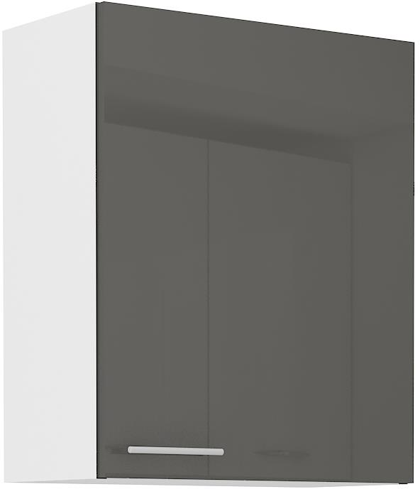Horní skříňka Lary 10 (60 cm) - šedý lesk