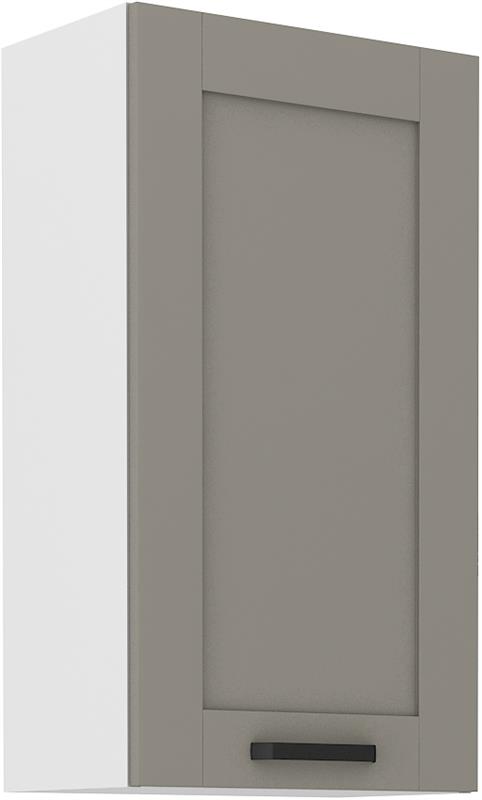 Horní skříňka Luny 41 (50 / 90 cm) claygrey / bílá