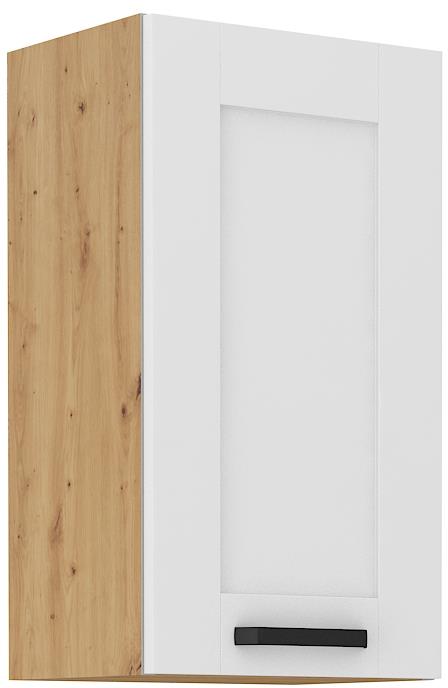 Horní skříňka Luny 16 (40 / 72 cm) bílá / dub artisan