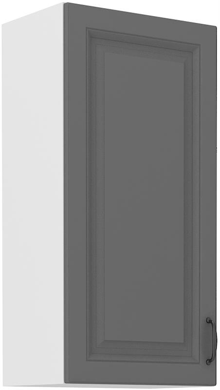 Horní skříňka Stella 42 (45 / 90 cm) dustgrey / bílá