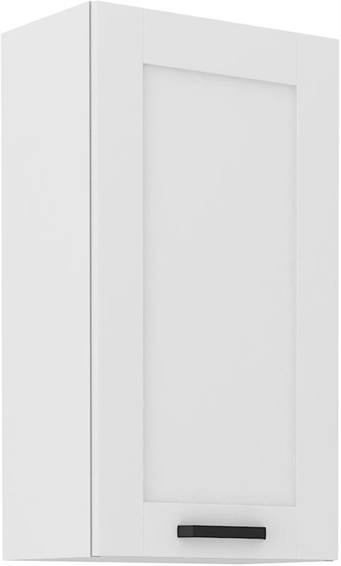 Horní skříňka Luny 41 (50 / 90 cm) bílá / bílá