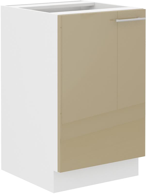 Dolní skříňka dřezová Lary 19 (50 cm) - cappucino lesk