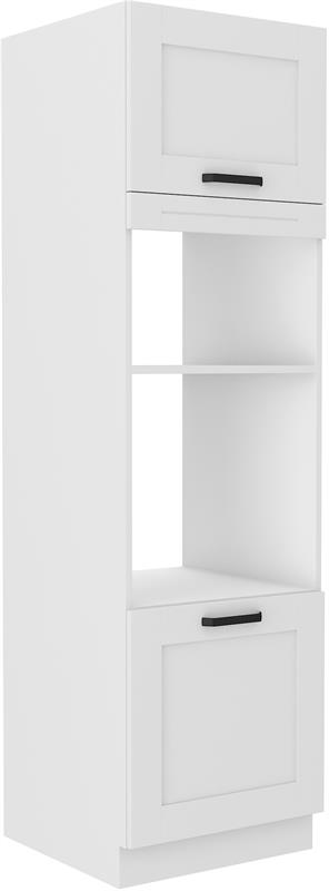 Skříň pro troubu a mikrovlnnou troubu Luny 48 (60 cm) bílá / bílá