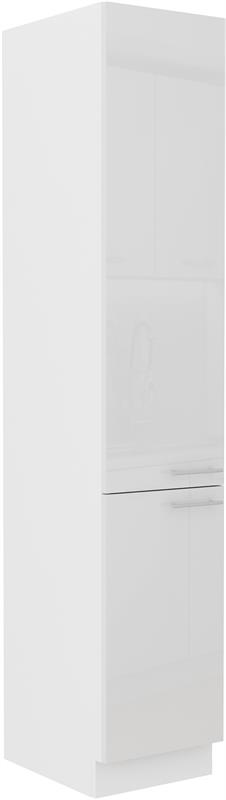Potravinová skříň Lary 23 (40 cm) - bílý lesk