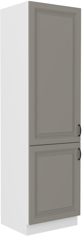 Skříň pro lednici Stella 46 (60 cm) claygrey / bílá