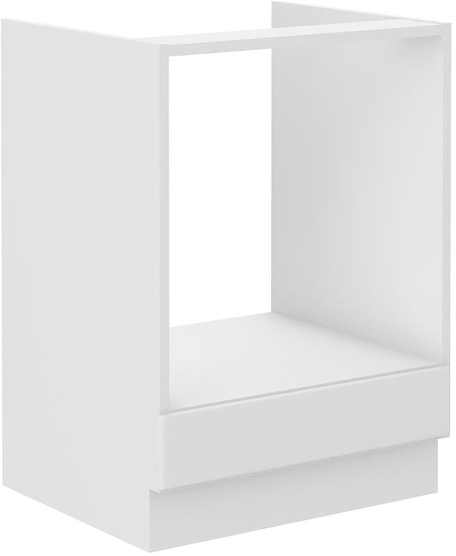 Dolní skříňka pro troubu Stella 8 (60 cm) bílý mat / bílý