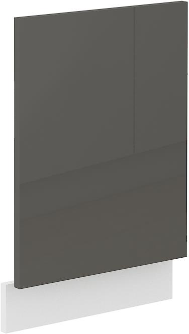 Dvířka na myčku Lary 37 (570 x 446 ) - šedý lesk