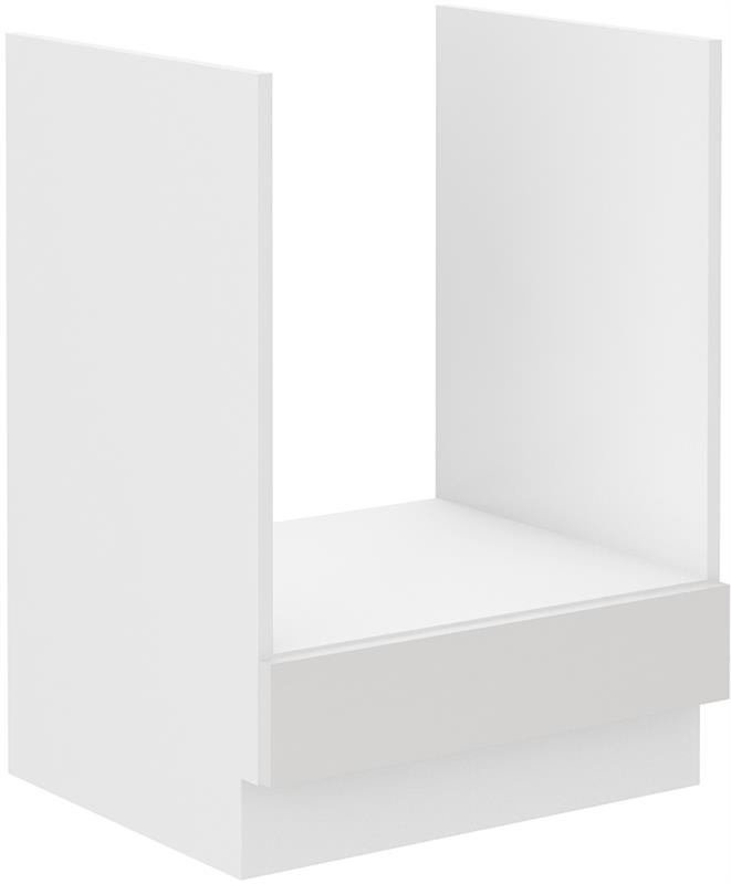 Dolní skříňka pro troubu Lary 6 (60 cm) - bílý lesk