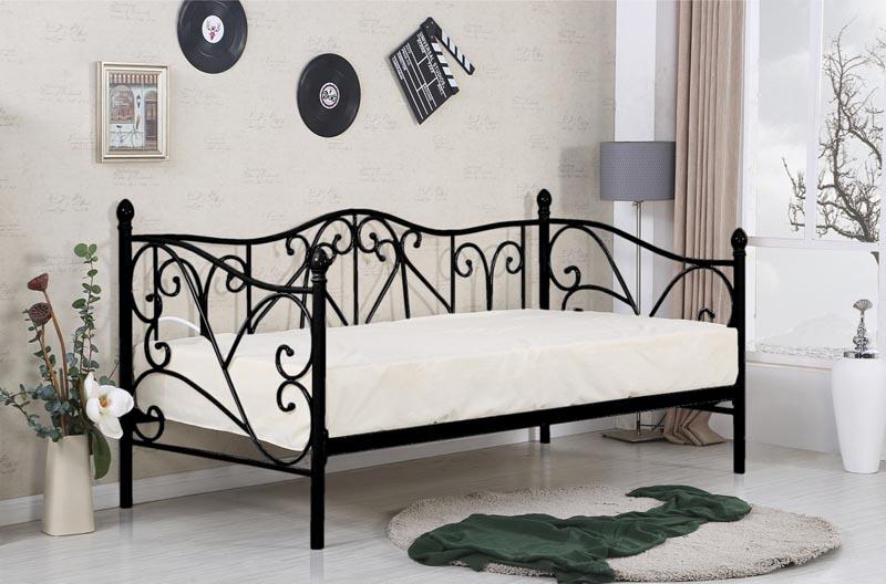 Kovová postel Sumatra 90 černá