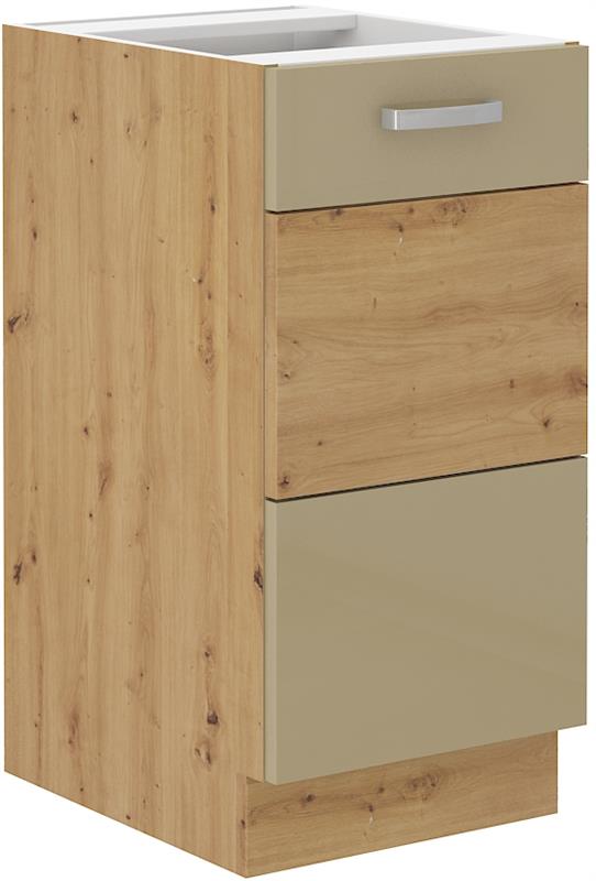 Dolní skříňka Arisa 6 (40 cm) cappucino lesk bez pracovní desky