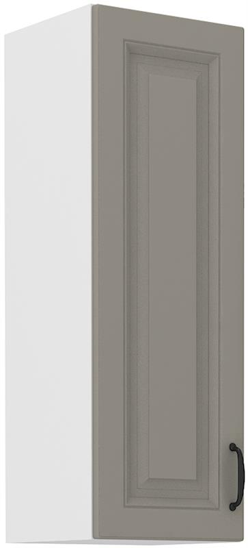 Horní skříňka Stella 45 (30 / 90 cm) claygrey / bílá