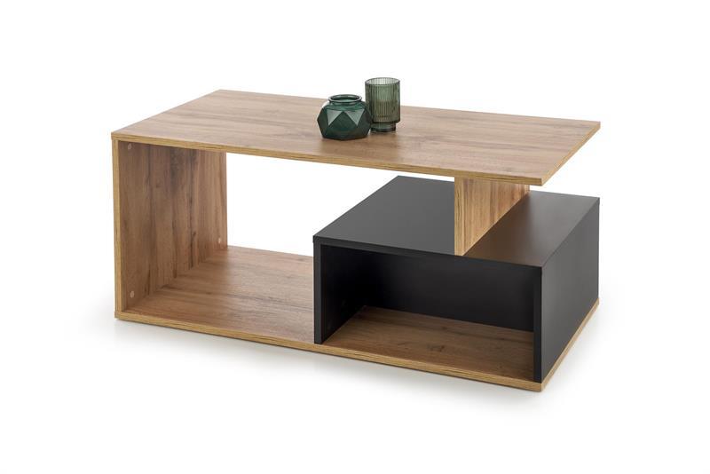 Konferenční stolek Combo - dub wotan / černá