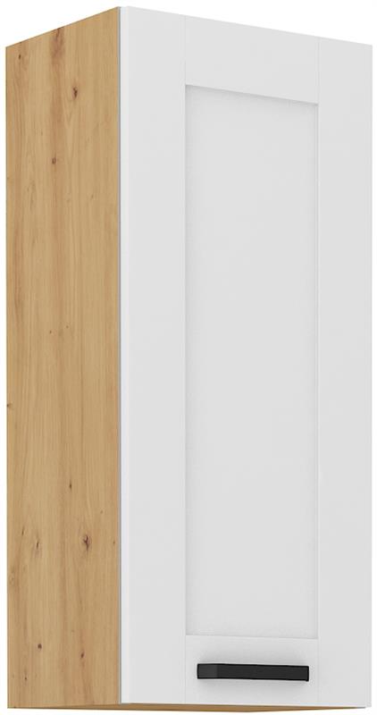 Horní skříňka Luny 43 (40 / 90 cm) bílá / dub artisan