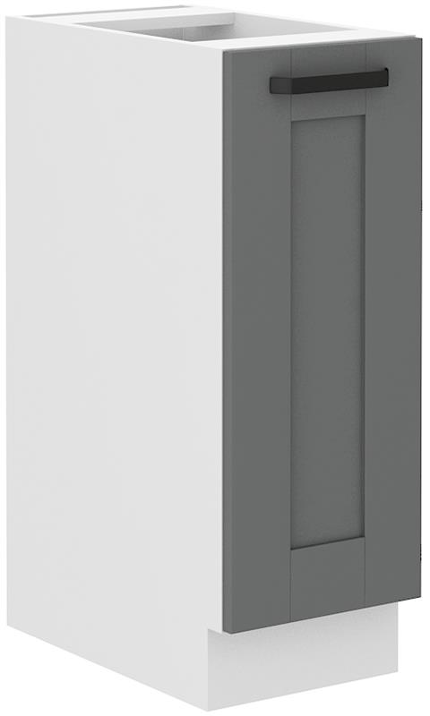 Dolní výsuvná skříňka Luny 32 (30 cm) dustgrey / bílá