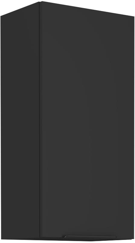 Horní skříňka Siena 33 (45 / 90 cm) - černá / černá