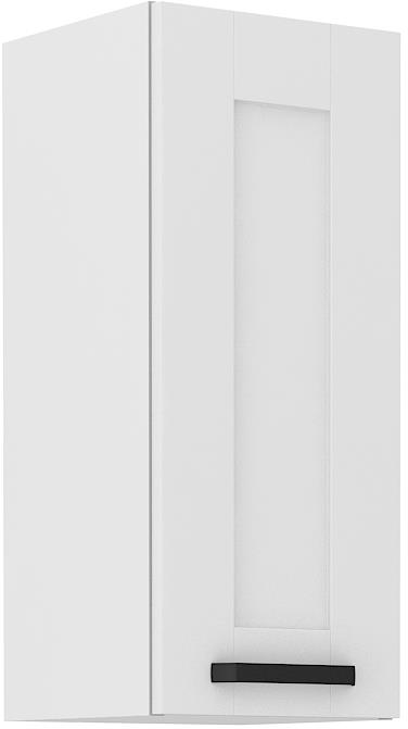 Horní skříňka Luny 18 (30 / 72 cm) bílá / bílá