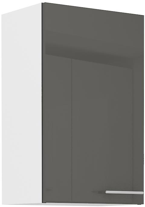 Horní skříňka Lary 15 (45 cm) - šedý lesk