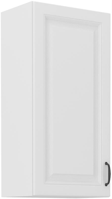 Horní skříňka Stella 42 (45 / 90 cm) bílý mat / bílá