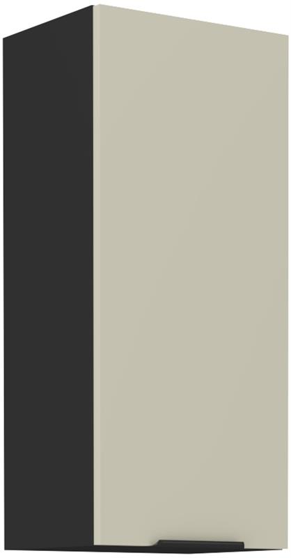 Horní skříňka Arina 36 (40 / 90 cm) - černá / kašmír