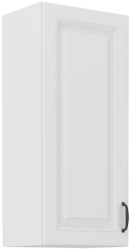 Horní skříňka Stella 43 (40 / 90 cm) bílý mat / bílá