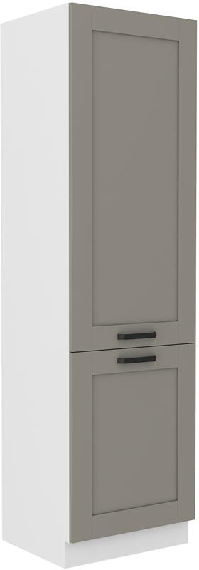 Skříň pro lednici Luny 46 (60 cm) claygrey / bílá