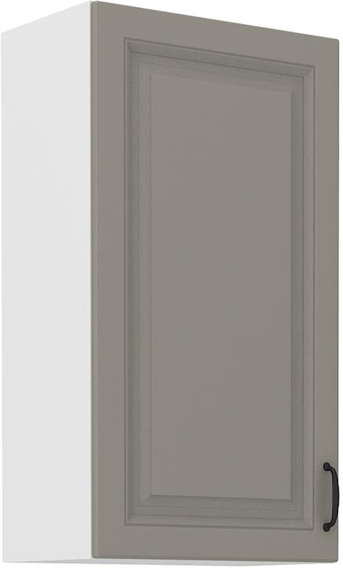 Horní skříňka Stella 41 (50 / 90 cm) claygrey / bílá