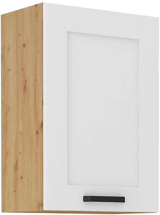 Horní skříňka Luny 14 (50 / 72 cm) bílá / dub artisan