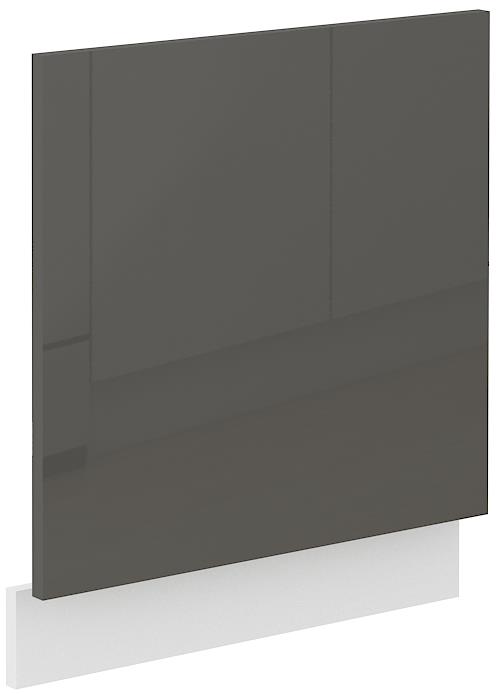 Dvířka na myčku Lary 35 (570 x 596 ) - šedý lesk