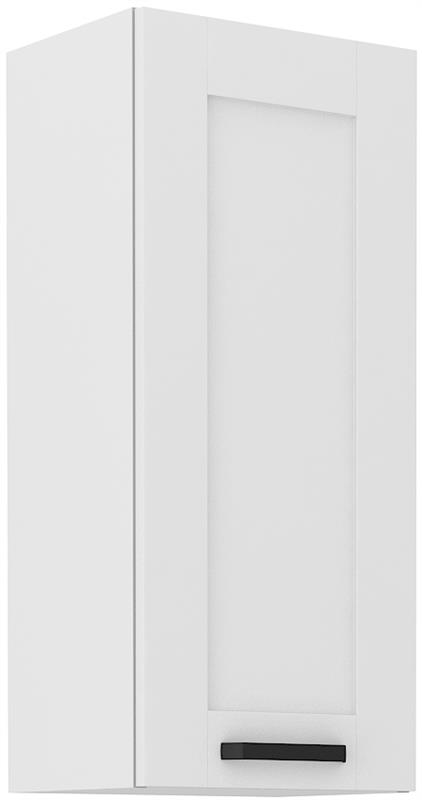 Horní skříňka Luny 43 (40 / 90 cm) bílá / bílá