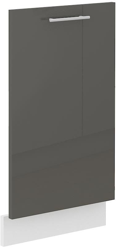 Dvířka na myčku Lary 36 (713 x 446 ) - šedý lesk