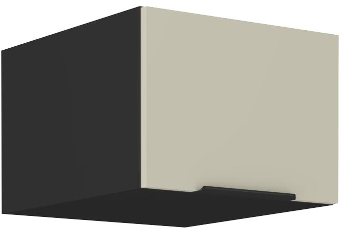 Horní skříňka Arina 29 (50 / 36 / 57 cm) - černá / kašmír