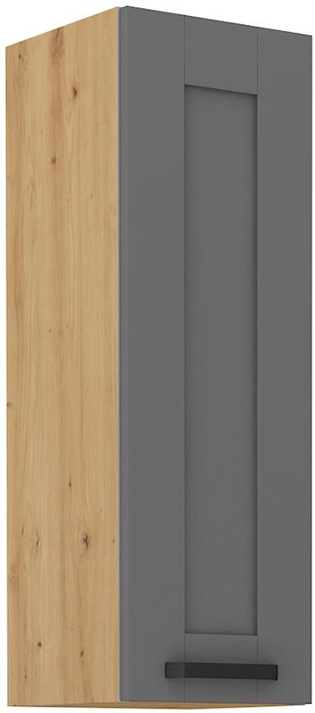 Horní skříňka Luny 45 (30 / 90 cm) dustgrey / dub artisan