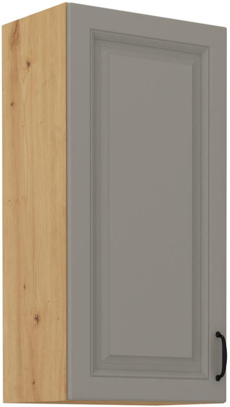 Horní skříňka Stella 42 (45 / 90 cm) claygrey / dub artisan