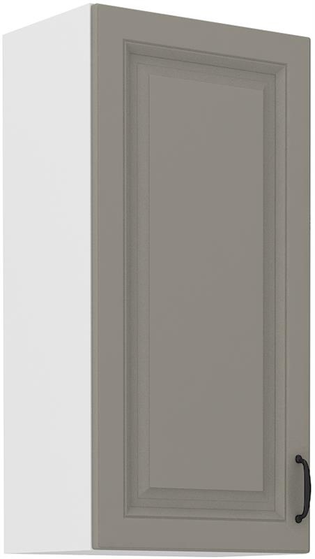 Horní skříňka Stella 42 (45 / 90 cm) claygrey / bílá