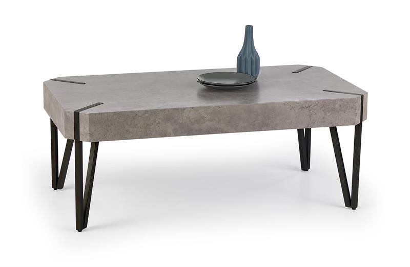 Konferenční stolek Emily - beton / černá