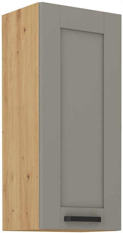 Horní skříňka Luny 43 (40 / 90 cm) claygrey / dub artisan