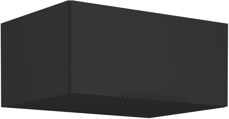 Horní skříňka Siena 15 (80 / 36 / 57 cm) - černá / černá