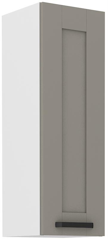 Horní skříňka Luny 45 (30 / 90 cm) claygrey / bílá