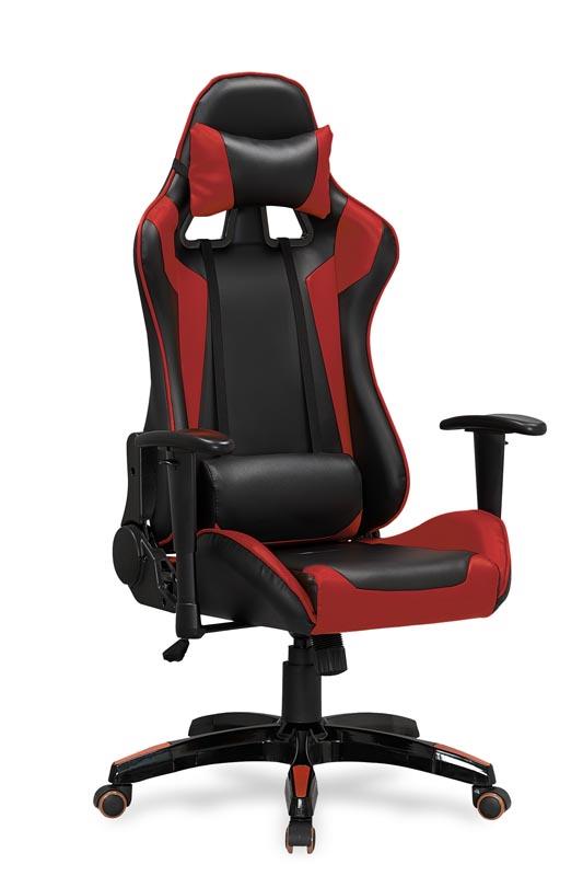 Kancelářská židle Defender černo-červená
