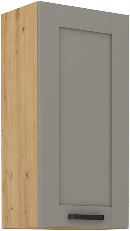 Horní skříňka Luny 42 (45 / 90 cm) claygrey / dub artisan